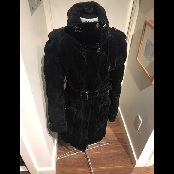 🔥sold 🔥Burberry velvet duck down puffer - small (as is) - Picture 4 of 17
